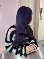 ダズリングディア(Dazzling Deer)&nbsp;ディープパープル/裾ブラック/デザインカラー/美髪