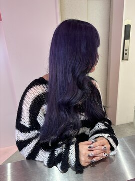 ダズリングディア(Dazzling Deer) ディープパープル/裾ブラック/デザインカラー/美髪