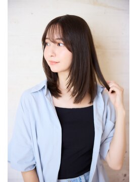 レム 中目黒アトラスタワー(REM) ミディアム×レイヤー×ストレート