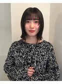 顔まわりレイヤー×ボブ