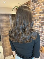 ジップ 土気あすみが丘店(ZIP)&nbsp;小顔/韓国風巻き顔まわりレイヤー透明感ブリーチなし/グレージュ