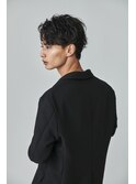 men's/メンズ/ブルーブラック/フェザーパーマ/サーフカール/池袋