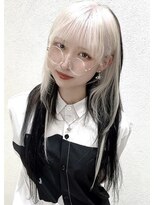 ステア ケース(stair case)&nbsp;ホワイト×ブラック  バイカラー