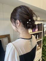 ヘアーデザイン シュシュ(hair design Chou Chou by Yone)&nbsp;ヘアアレンジ/アップスタイル/シニヨン/ミディアム
