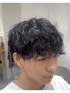 フィフス 渋谷(fifth) 渋谷ルーズパーマシャドウパーマ波巻きパーマメンズミディア厶