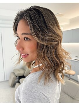 ノラ ウメダ(NORA UMEDA) 海外風ハイライトカラーフェイスフレーミンググラデーション