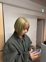 トクテ 吉祥寺(tokute) グレージュカラー/ボブウルフ/黒髪/ココアベージュ