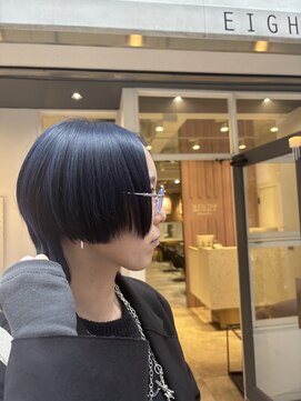 エイト オカチ 上野御徒町店(EIGHT okachi) ショート×インディゴブルー
