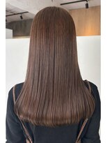 イチパーセント 横浜(1%)&nbsp;ストレートヘア/ダークアッシュ/ミディアムレイヤーカット/横浜