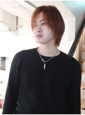 men'sカット オレンジブラウン ZEST PARK 吉祥寺【百咲】