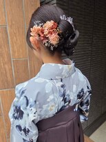 シャムオーツー 国分寺(CHAM:O2)&nbsp;リボン風アレンジ/シニヨン/ヘアアレンジ/袴着付け/卒業式