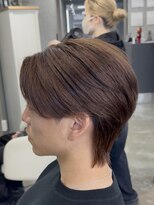 エデアンホンテン メンズサロン(EDEAN 本店 （旧：EDEAN 上通）)&nbsp;ニュアンスセンターパートショートネープ熊本メンズカット