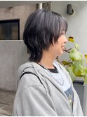 【倉田真希】ショートウルフ　ウルフカット　前髪あり