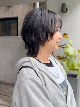 ネロ ヘアアンドライフストア 渋谷(NERO HAIR AND LIFESTORE) 【倉田真希】ショートウルフ　ウルフカット　前髪あり