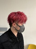 リーブルサニー(Libre Sunny) 赤髪カラー マッシュ