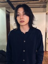 ノラジャーニー(NORA Journey)&nbsp;メンズボブウルフメンズミディアムレイヤーカットメンズウルフ