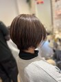ステラ 東向日店(stella) スッキリくびれショートと白髪もケアできる透明感カラーです♪
