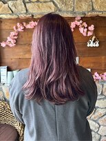 ヘアリゾート粋 ウナム 新宿東口店(enam) 透明感ピンクブラウン/レイヤーカット/艶髪