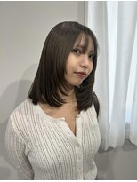 シュシュ 宜野湾店(chou chou) ワンホンレイヤー/ミルクティーブロンド/ダークブルー/宜野湾