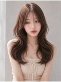 グレージュフェイスレイヤーハイレイヤーアッシュグレー内巻き☆