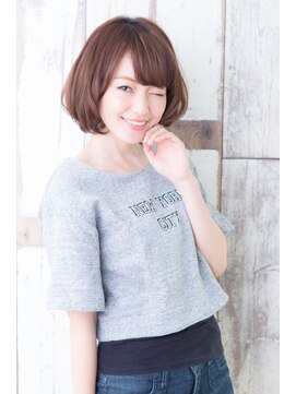 アッシュタカサキ(ash takasaki) 20代30代 大人可愛い立体感★ふんわりショートボブ