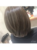 ナチュラルハイライト#ハイライト#ミディアムヘア