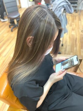 ヘアスタジオ ロメオ(hair studio Romeo) 派手過ぎない大人なベージュハイライト☆