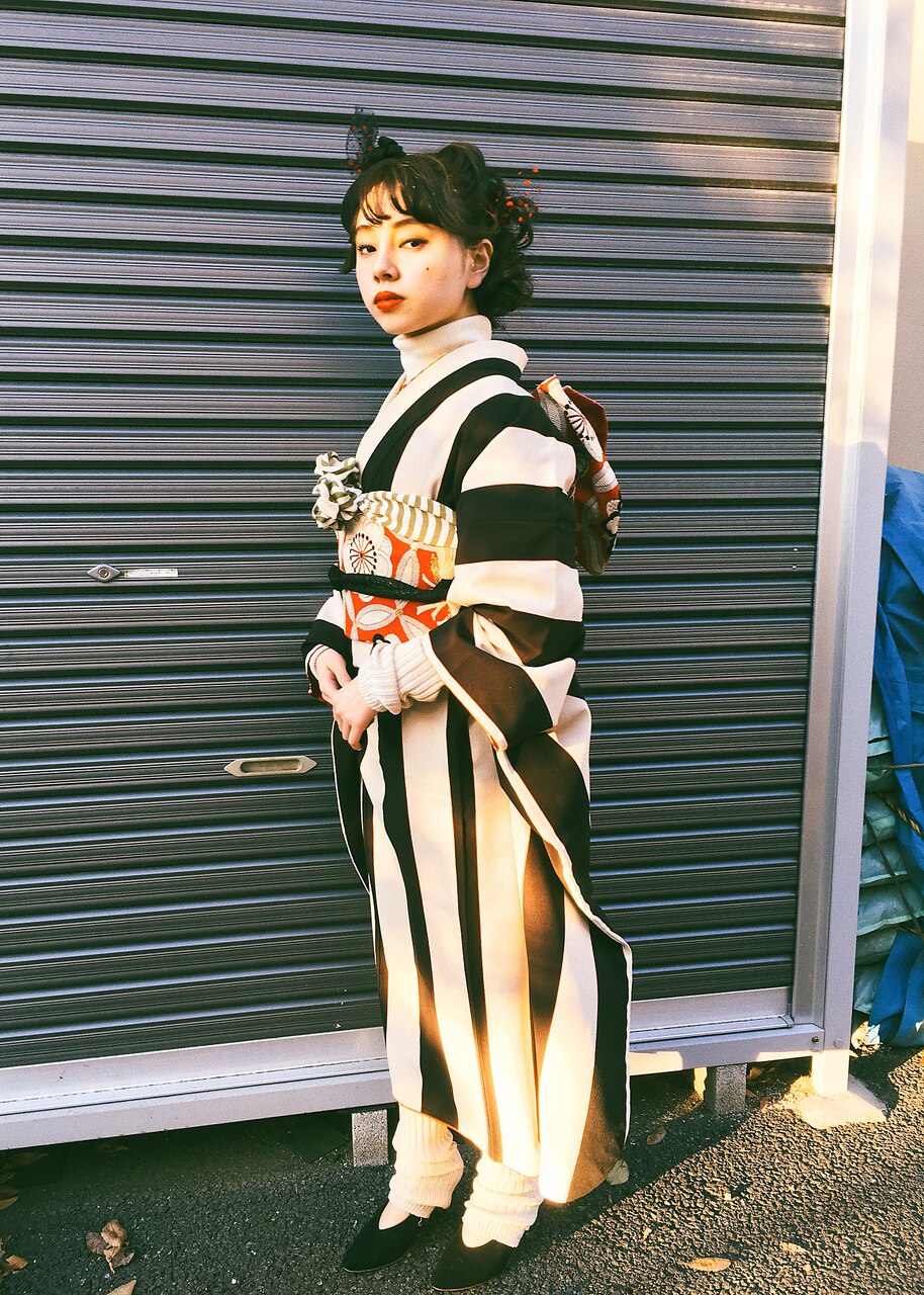 エクサントリーク:セーラーコート、ベレー帽セット 成人式・卒業式 チュール/ベレー帽/ニット☆ヘアアレンジ