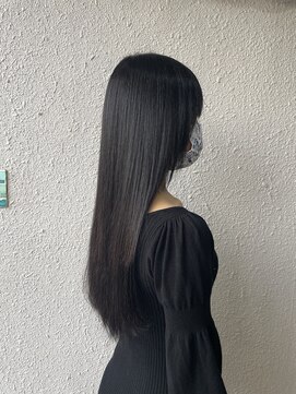 ディー エメ(D-aimer-) 艶グレーブラックカラー+シールエクステ５０本