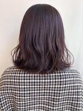 クイントネオリーブ 自由が丘正面口店(quint:neolive) 切りっぱなしボブ × red  brown