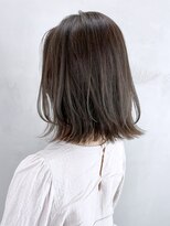 アイティー バイ アルバム 中野店(IT by ALBUM)&nbsp;オリーブボブ_外ハネボブセクションカラー_ba361591