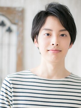 グルーミングサロン バーバー キャッスル 北浦和西口(Grooming salon Barber Castle) 黒髪で好感度◎アンニュイ似合わせサイドパートショートS北浦和