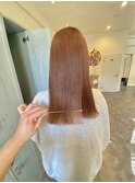 ピンクベージュ【@hair_mazda】