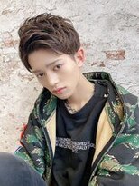 アルケー ヘアアンドヘッドスパ 錦糸町南口店(arche Hair&head spa)&nbsp;束感ショート/ツーブロックマッシュ/ハイライト/波巻き/錦糸町