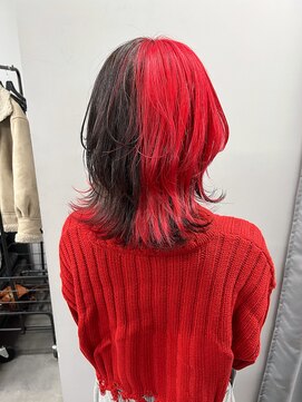 ジオラマ(DIORAMA) レッド / ブラック / ツートン / ウルフ