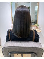 ベルヘアー(Bell hair) ナチュラルセミロング×オリージュ