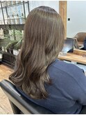 大人女性の為の白髪ぼかし×ナチュラルベージュ