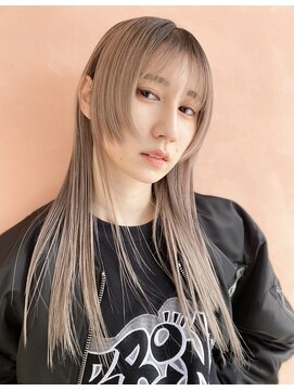 シュク 高円寺(SYUK) SYUK kazu 【高円寺 顔まわりカット 髪質改善 ハイライト 】