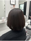 切りっぱなしボブ［似合わせカット/市川］