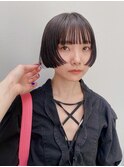 【miyu】前上がりミニボブ