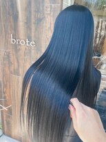 ブローテ ヘアアンドメイク(brote hair&make) 艶々ブルーブラック