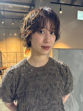 アミリ 代官山(AmiLi) ショートレイヤー/オリーブベージュ/ニュアンスパーマ【代官山】