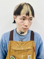 コントラストマッシュボブウルフ