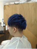 メンズフルブロックマッシュウルフ/極みネイビーカラー