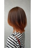 [ブリーチ×オレンジ]周りと差をつける暖色グラデーション八重津
