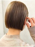 暗めカラー/ボブ/顔周り/前髪/レイヤー/髪質改善/縮毛矯正