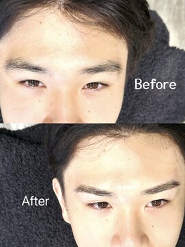 ハレ ヘアサロン(Hale hair salon) Haleブルーブラックニュアンスパーマスパイキーショートバーバー