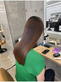 Ribbon Straight×艶感美容液care【表参道/髪質改善】
