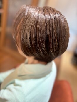 【鎌取駅徒歩3分】40～50代の大人女性必見!360°どこから見ても美しいショートヘアで見た目の印象を若見せ*