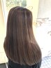 【絹のツヤ】新・プレミアム髪質改善ストレート&カット¥21,000